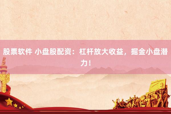 股票软件 小盘股配资：杠杆放大收益，掘金小盘潜力！