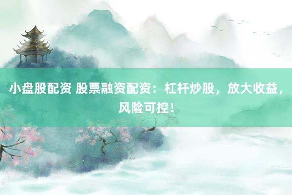 小盘股配资 股票融资配资：杠杆炒股，放大收益，风险可控！
