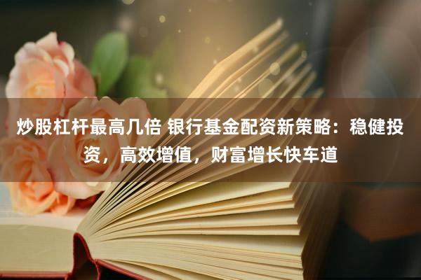 炒股杠杆最高几倍 银行基金配资新策略：稳健投资，高效增值，财富增长快车道