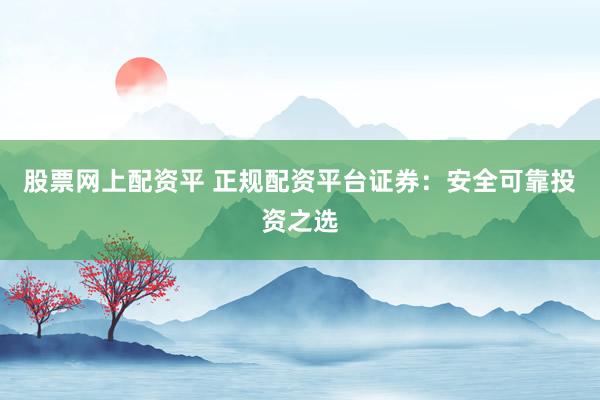 股票网上配资平 正规配资平台证券：安全可靠投资之选